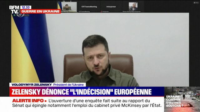 Devant le Parlement irlandais, Zelensky fustige l'indécision des Européens