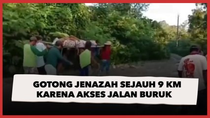 Lagi, Warga Jipurapah Jombang Gotong Jenazah Sejauh 9 Km Akibat Akses Jalan Buruk Viral