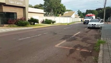 Homem é socorrido em condomínio no Bairro Parque Verde, me Cascavel