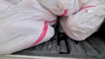 Menteşe Otobüs Terminali'nde 696 kilo sağlıksız et yakalandı