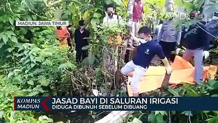 Jasad Bayi Di Saluran Irigasi, Diduga Dibunuh Sebelum Dibuang
