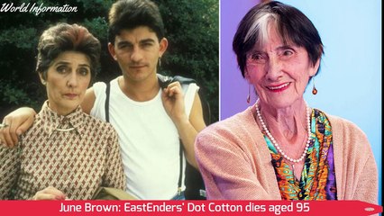 English Actress June Brown OBE Passed Away Aged 95