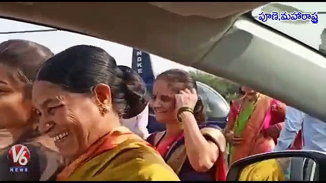 Family Welcomes Newborn Daughter In Helicopter | Pune | V6 News