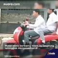 Diduga Bertengkar, Seorang Pria Banting Motor dan Tinggalkan Pacar di Pinggir Jalan, Publik Ngelus Dada