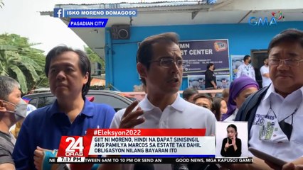 Moreno sa Pulse Asia survey: ang pinakamasarap na survey ay ang survey ng tao | 24 Oras