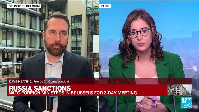 Russia sanctions: NATO foreign ministers in Brussels for 2-day meeting