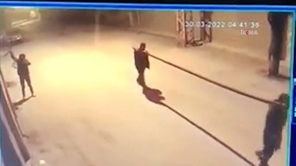 Hırsızlık yaparken başka hırsıza denk geldiler! İşte o  tuhaf anlar...