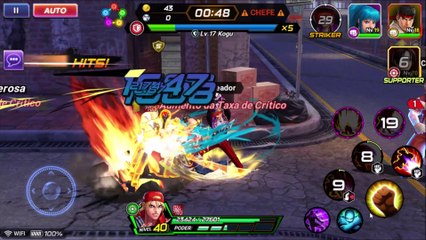 TERRY BOGARD, RYU E LEONA - NOVO TIME EM THE KING OF FIGHTERS ALL STAR