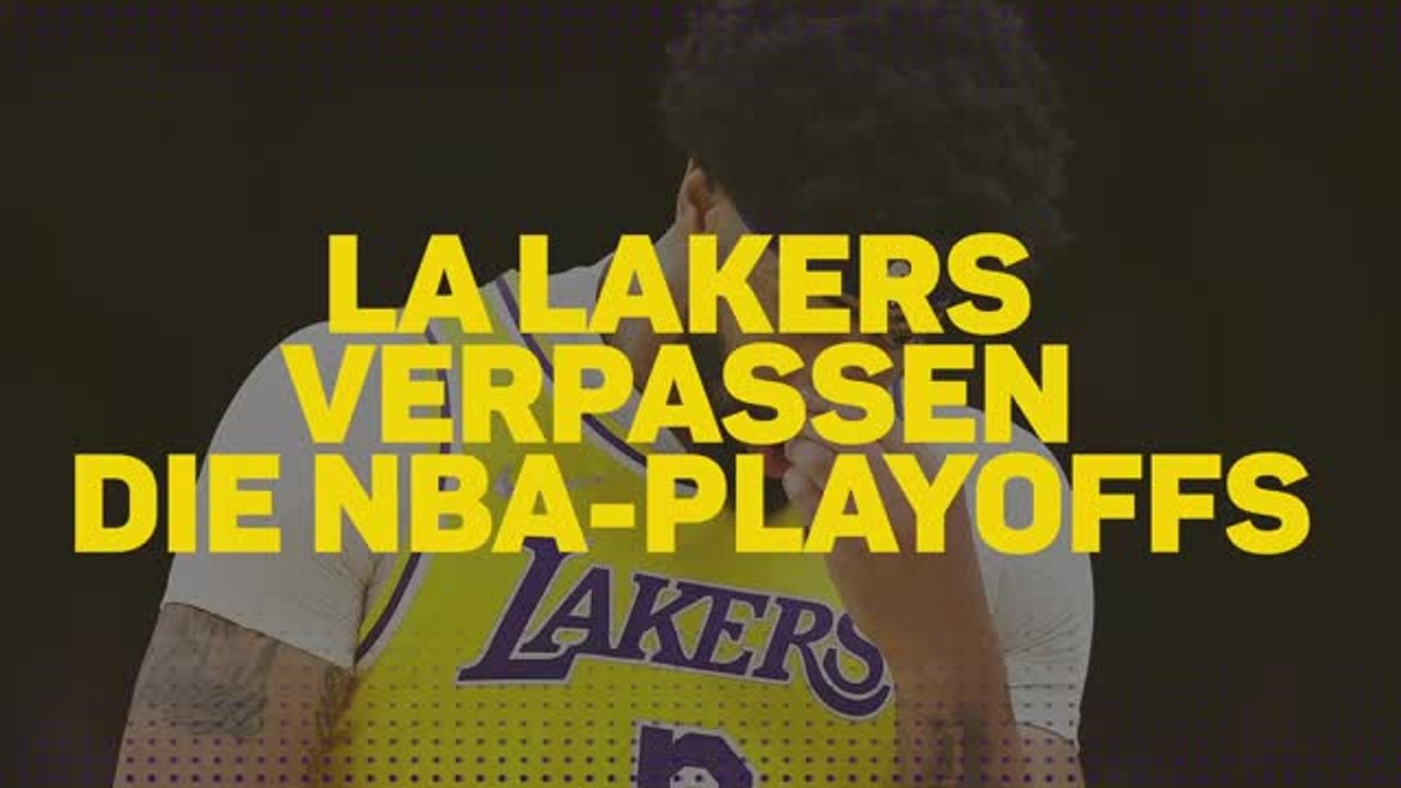 Lakers-Stars über das Verpassen der NBA-Playoffs