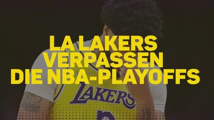 Lakers-Stars über das Verpassen der NBA-Playoffs