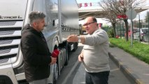 Skandal anlar kamerada! Bulgar polisinden Türk şoföre tokat 'Komşu çorba veriyor musun'