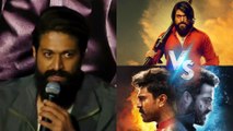KGF 2 Actor Yash Reacts On Competition With RRR At Box Office