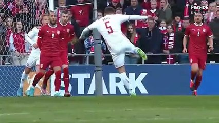 Denmark 3-0 Serbia Friendly Match Highlights