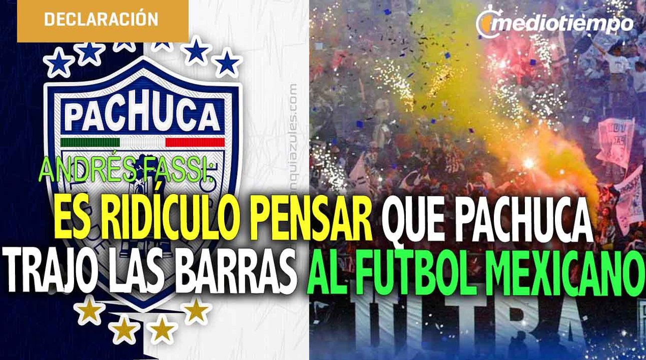 Ridículo decir que Pachuca trajo las barras a México: Andrés Fassi