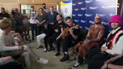 Ukraine's Eurovision entry perform for young Ukrainian refugees in Jerusalem
