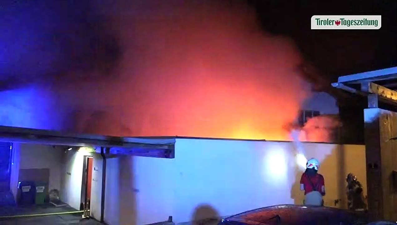 Großeinsatz in Hatting: Brand richtete großen Schaden an