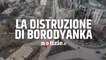 Guerra Russia-Ucraina, la distruzione di Borodyanka nelle immagini riprese dal drone