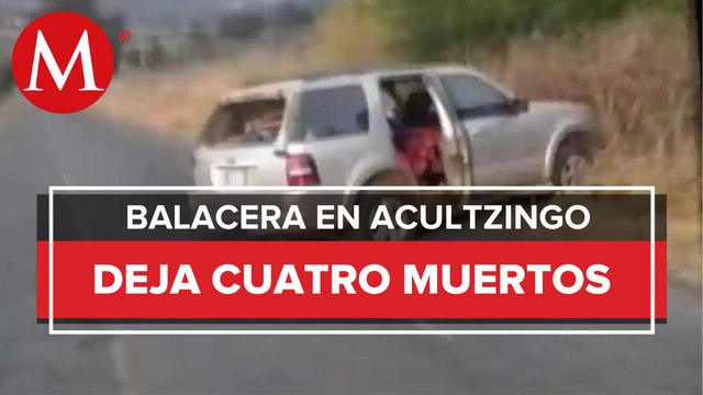 Abaten a 4 presuntos delincuentes en Acultzingo, Veracruz