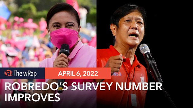 Marcos Jr keeps lead, Robredo's numbers up in March 2022 Pulse Asia survey
