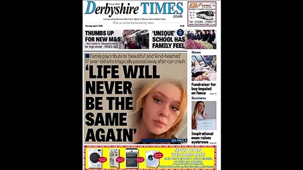 Inside this weeks Derbyshire Times 6th April