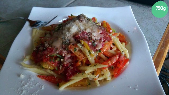 Tagliatelles aux légumes du soleil