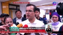 Moreno, hindi raw pinanghihinaan ng loob sa resulta ng survey | SONA