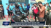 TESDA along with ride-hailing app offering basic motorcycle driving program