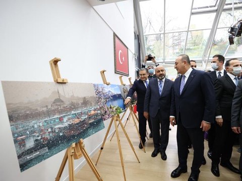 Son dakika haberleri | Bakan Çavuşoğlu, Brüksel'de Türkiye Güzellikleri fotoğraf sergisinin açılışına katıldı