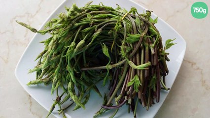 Risotto au houblon sauvage et provolone doux