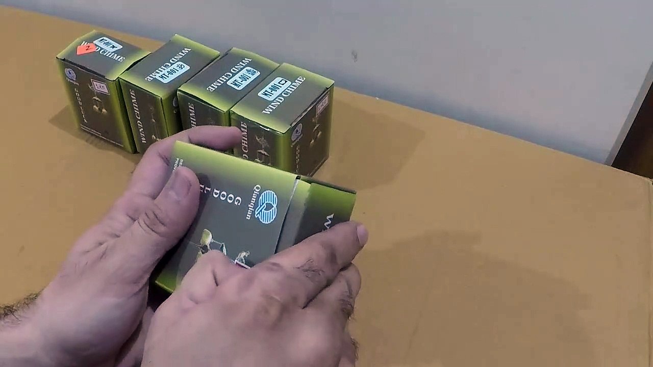 Unboxing and Review of Metal Wind Chimes for Home Balcony Garden Positive Energy, Home Decor Hanging Long Brass Bells Gifts