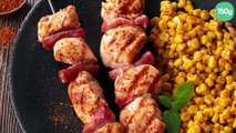 Brochettes de poulet façon Tex-Mex et maïs doux