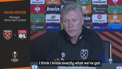 UEFA 'didn't expect' West Ham to be in quarter-finals - Moyes