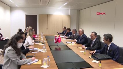 Çavuşoğlu, Brüksel'de mevkidaşlarıyla ikili görüşmeler yaptı