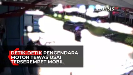 Viral! Detik-detik Perempuan Pengendara Motor Terserempet Mobil Hingga Tewas