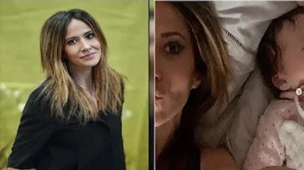 Fabienne Carat maman  adorables photos de son bébé Céleste, s@ guerrière bien chevelue