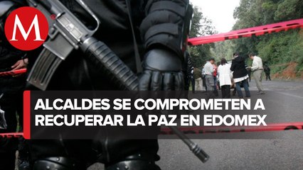 En el Estado de México firmaron un convenio por la inseguridad de la entidad