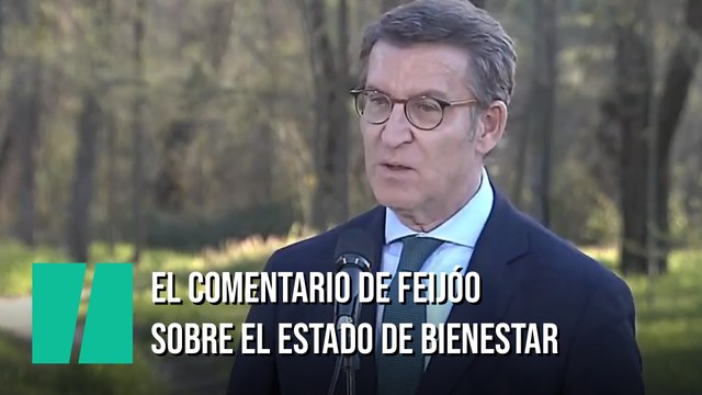 El comentario de Feijóo sobre el estado de bienestar que genera todo tipo de comentarios