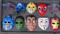 Best Superheroes Masks Review, Spider-man, Hulk, Iron man, Transformers prime, Ghost Rider, Hacker