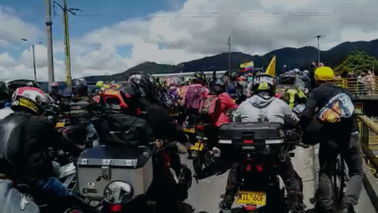 Motociclistas aseguran que su intención no es afectar a la población civil durante manifestaciones