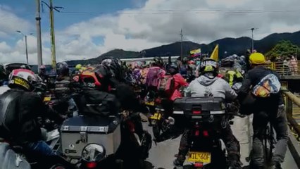 Motociclistas aseguran que su intención no es afectar a la población civil durante manifestaciones