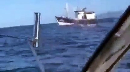 Así invade  el ejército de Marruecos nuestras aguas territoriales en Tarifa