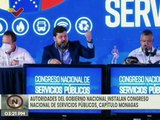 Autoridades del Gobierno Nacional instalan Congreso Nacional de Servicios Públicos en Monagas