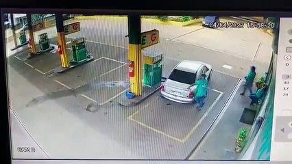 Motorista enche o tanque e foge sem pagar combustível