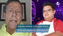 Alfredo Adame reta a una pelea a ex participante de MasterChef México
