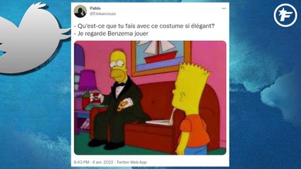 Benzema met le feu à Twitter avec son triplé contre Chelsea