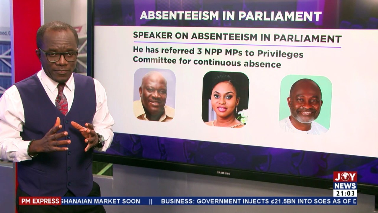 Judgment Time For Absentee MPs: The partisan dilemma - PM Express on Joy News (6-4-22)