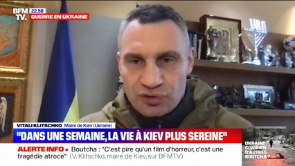 Vitali Klitschko, maire de Kiev: "Je suis persuadé que d'ici une semaine, la vie à Kiev sera plus sereine"