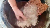 Crunchy Gritty Red Dirt Sand Cement Water Crumbles Satisfying Cr: ASMR by Kanwal