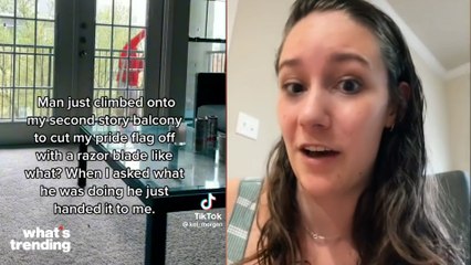 TikTok Shows Pride Flag Being Destroyed