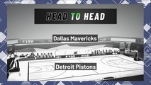 Dallas Mavericks At Detroit Pistons: Moneyline, April 6, 2022